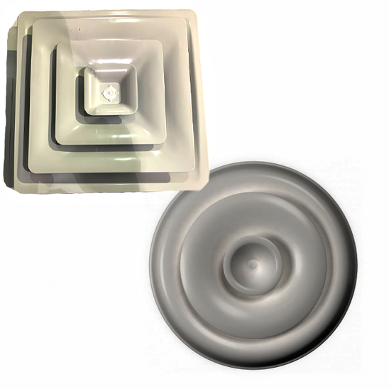 Py 12 Diffuser DIFFUSERS - ROUND AND SQUARE