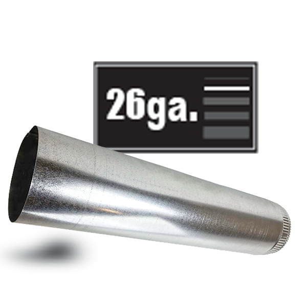 Perimeter Pipe - Plain (26 Ga) - DCL Supply Ltd
