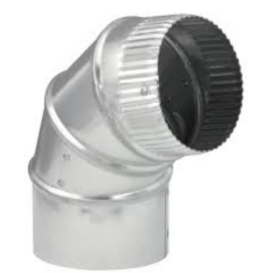 Adjustable Elbows - 90 deg 26 Ga - DCL Supply Ltd